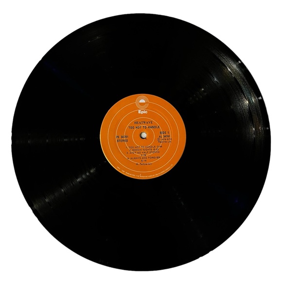 Vintage Vinyl LP Record - Heat Wave -  Too Hot To Handle - Picture 4 of 4